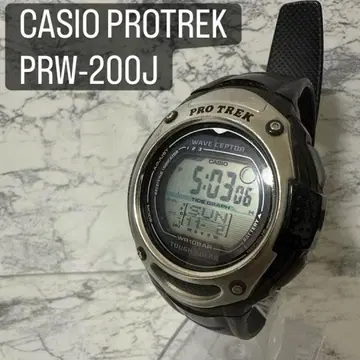 PRO TREK PRW-200J 작동 터프 솔라 전파 시계
