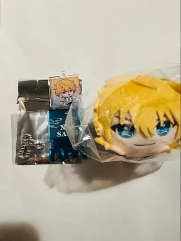 니지산지 극락탕 모찌코로링 엑스 알비오 아크릴 키링