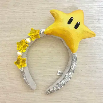 USJ 마리오 슈퍼스타 스팽글 머리띠