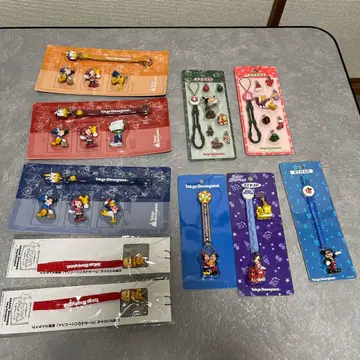 도쿄 디즈니랜드 캐릭터 스트랩 세트