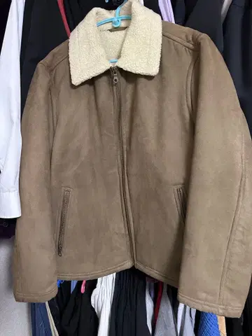 UNIQLO 아우터 브라운 보아 자켓
