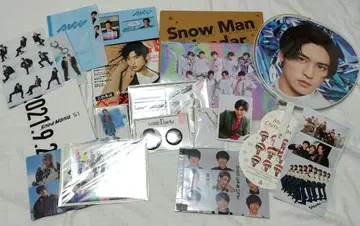 Snow Man 메구로 렌 묶음 판매 굿즈 부채 아크릴 스탠드