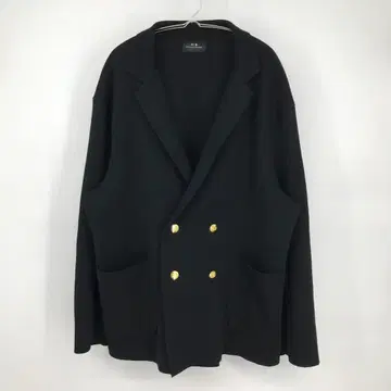 MB 블레이저 블랙 L 더블 골드 버튼