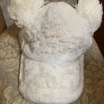 디즈니 폼폼 캡 화이트