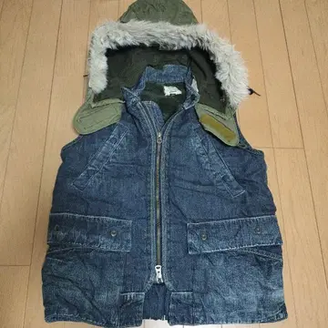 DENIM & DUNGAREE 베스트형 자켓 150 사이즈