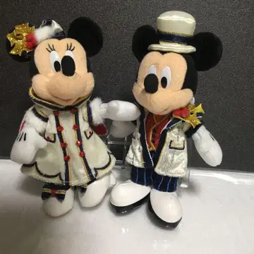 미키 미니 잇츠 크리스마스 타임 인형 배지