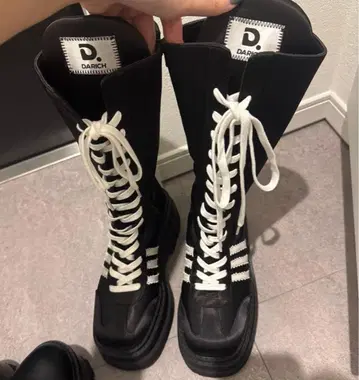 Darich 레이스업 스니커즈 롱 부츠