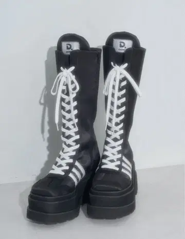 Darich 레이스업 스니커즈 롱 부츠