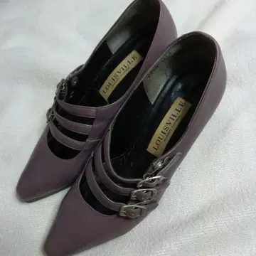 LOUISVILLE 퍼플 하이힐 22.5cm