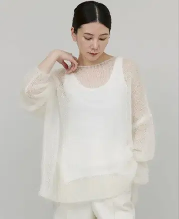 프라질 모헤어 니트 풀오버