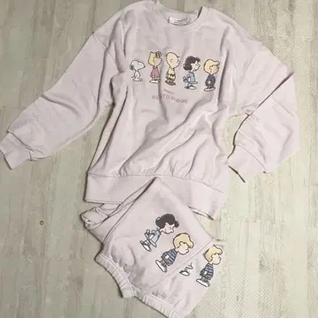 젤라또피케 셋업 맨투맨 스누피 젤라피케 핑크