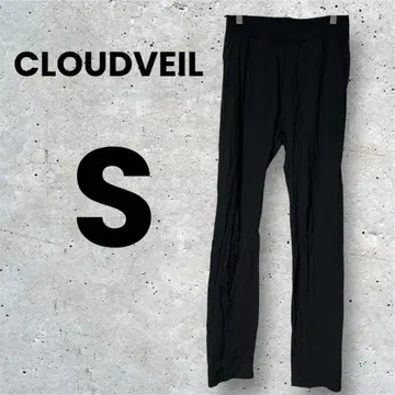 산뜻하게 입을 수 있는 CLOUDVEIL 슬림핏 팬츠 S/P 블랙