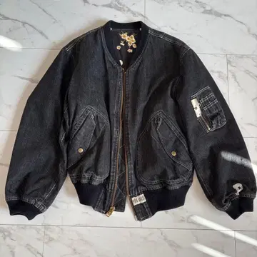 핑크하우스 80년대 90년대 구제 의류 빈티지 y2k 데님 블루종