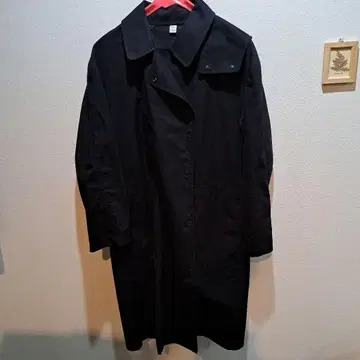 유니클로 U 블랙 롱 코트