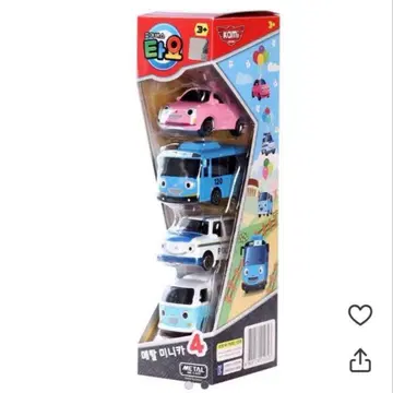 꼬마버스 타요 메탈 미니카 4대 세트