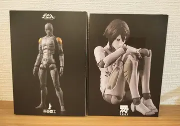 가동식 피규어 아트 스타일 2체 세트