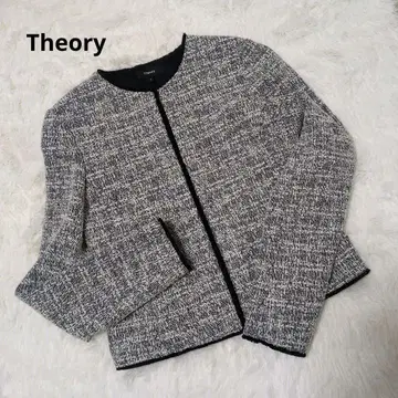 [새상품급] 띠어리 Theory 노카라 트위드 자켓 S