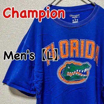 HE9 [US 수입] Champion(챔피온) T셔츠 [남성용 L] 블루