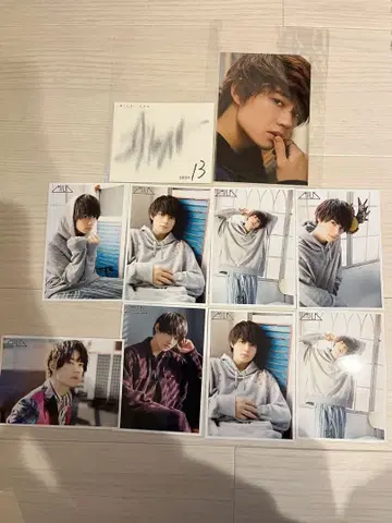 사노 하야토 친필 사인 브로마이드 세트