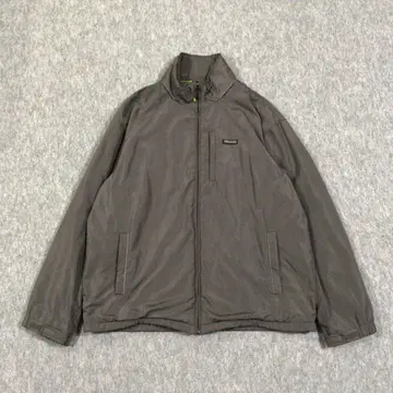 후드 부착 자켓 그레이 폴리에스테르 4L 오버 사이즈 남성용 아우터