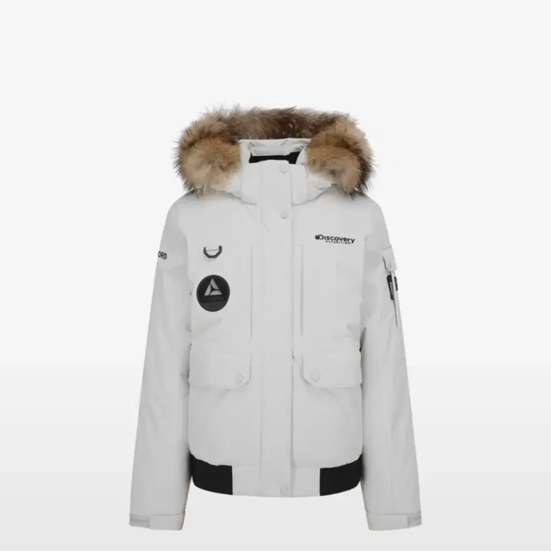 Discovery Expedition short padded jacket (hood detachable)