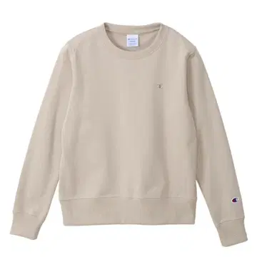 Champion 크루넥 맨투맨 셔츠 우먼 샌드 M