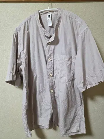 MHL. 노카라 셔츠 M 그레이