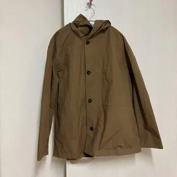 MARGARET HOWELL 브라운 스텐카라 코트