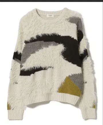 [ 새상품급 ] beams 긴팔 샤기 니트