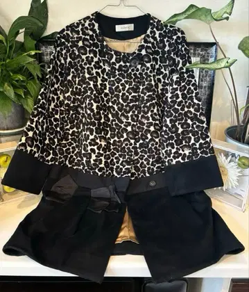 trois 트로아 노카라 트위드 자켓 일본제