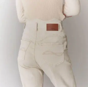 Eaphi wave design high waist denim