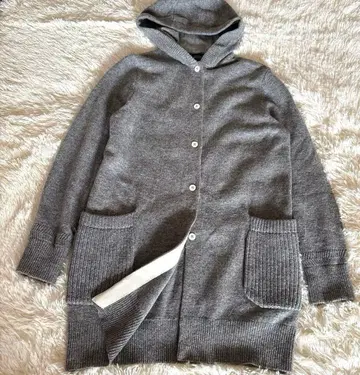 HUMAN WOMAN 그레이 울 니트 가디건