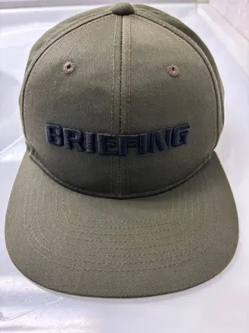 BRIEFING 골프 캡 카키 올리브