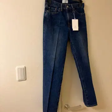 BEAUTY & YOUTH 코발트 슬림 스트레이트 데님 M