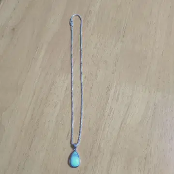 라리마 목걸이 실버 체인 포함.