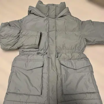 GU 후드 부착 다운 자켓 L