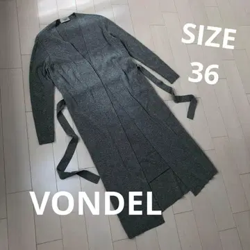 폰델 VONDEL 캐시미어 혼방 벨트 L/S 니트 원피스 36