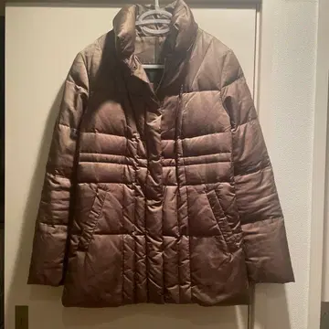 여성용 UNTITLED 브라운 다운 자켓 사이즈 2