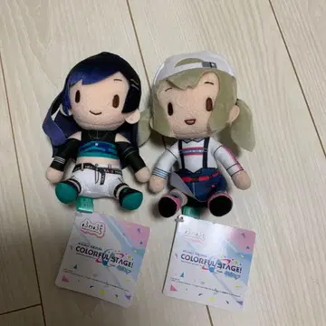 프로젝트 세카이 프로세카 미니 봉제 인형 시로이시 안즈 아즈사와 코하네