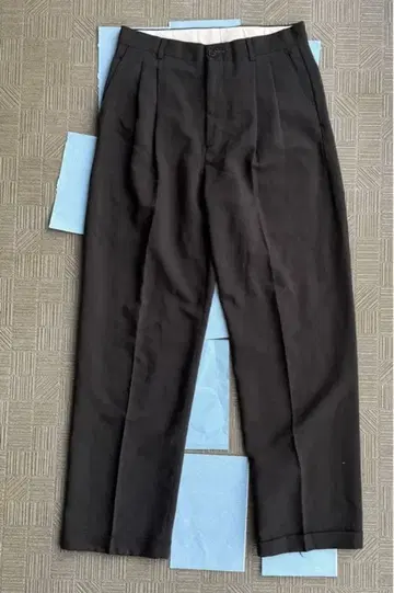 HAGGAR 90s 00s 슬랙스 레이온 혼방