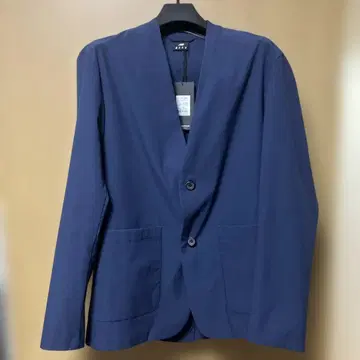 뉴발란스 피케 노카라 자켓 AMJ35036 (네이비)