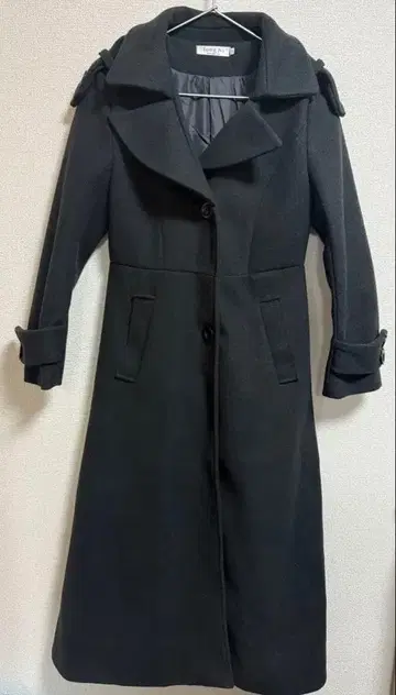 Tong Ni 블랙 롱 코트 M 새상품급