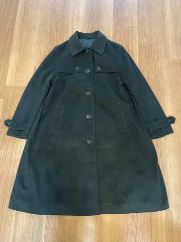 GU 콜라보 킴 존스 A라인 코트 다크 그린 M