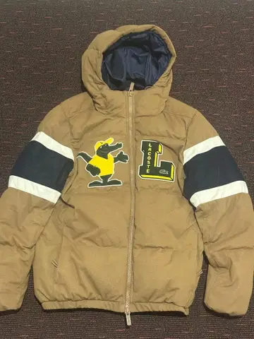LACOSTE 후드 부착 다운 자켓 M