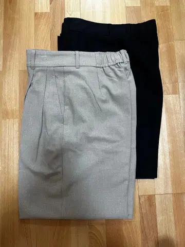 GU 턱 와이드 팬츠