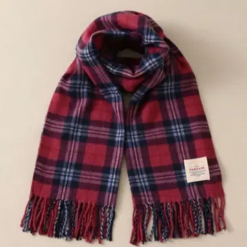 [ 새상품 ] 애프터눈 티 타탄 체크 패턴 스톨