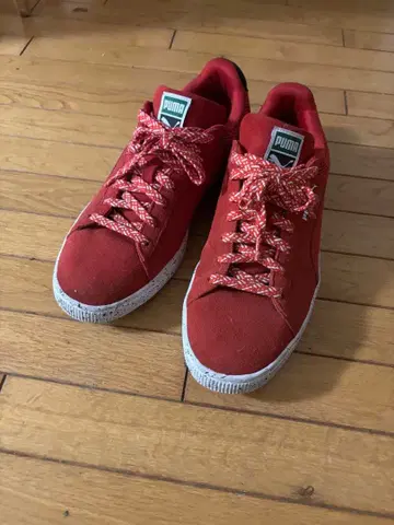 PUMA 레드 스니커즈 11 UK