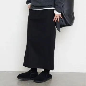 슬로브 이에나 울 혼방 타이트 스커트