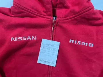 닛산 니스모 Nissan Nismo 풀 집업 후드티 레드 L