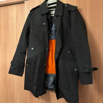 트렌치코트 안감 부착